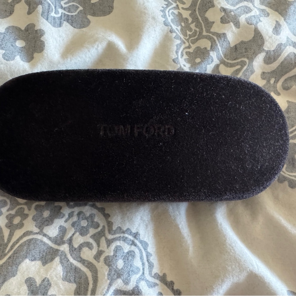 Tom Ford Dark Brown Eyeglass Case